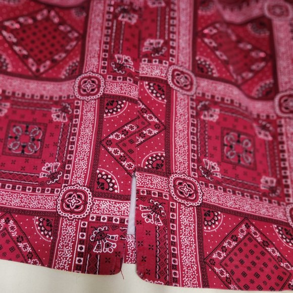 Cute Vintage red bandana mini skirt - Picture 4 of 11